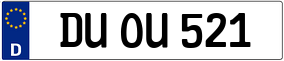 Truck License Plate